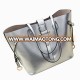 China Manufacture Costomized 2in1 pu leather fashion lady designer women bags