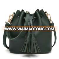 Manufacturer direct selling guangzhou women's bag women's tassel bucket bag