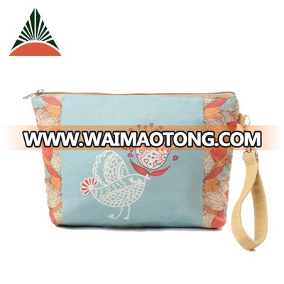 Promotional Small Portable Cosmetic Pouch With Handle