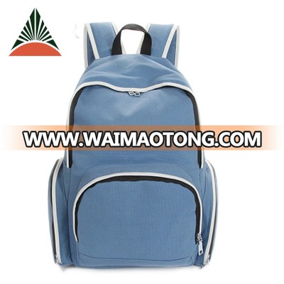 Wholesale Dongguan Simple Canvas Laptop Bag High School Backpack