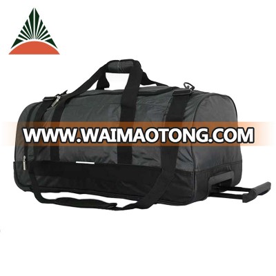 Men's Travel Wheeled Duffle Luggage Trolley Carry On Rolling Duffel Bag