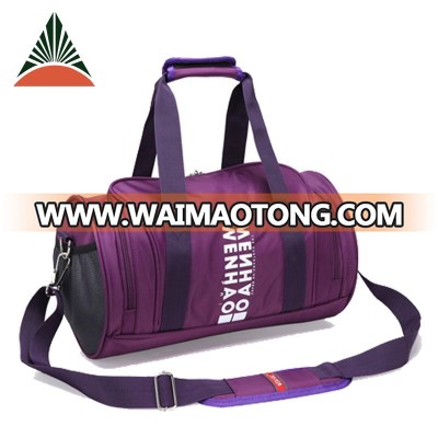 Purple Travel Fitness Gym Nylon Women duffel Bags