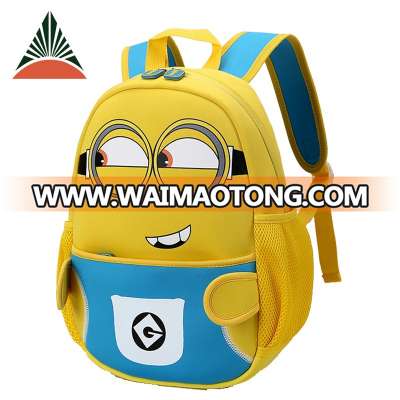 Boys Girls Students Neoprene Cartoon Kids School Bag