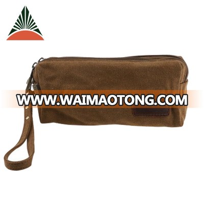 New Style Wholesale Men Canvas Toiletry Pouch Bag