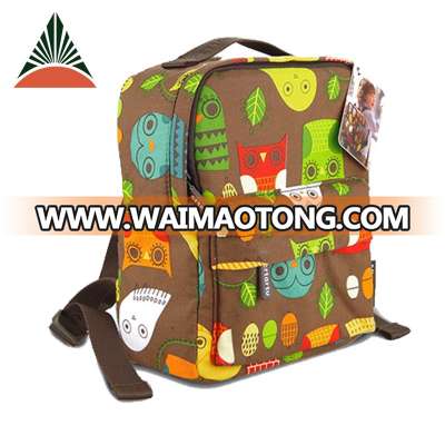 BSCI Audit New Design Polyester Printed Cartoon Kids School Bag For Children