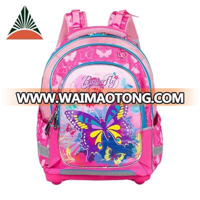 EVA Bottom Butterfly Primary Kids Student School Bag