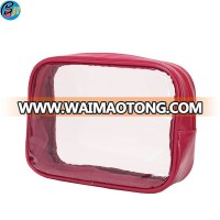 Cheap Plastic Clear Cosmetic Bag, Transparent PVC Pouch For Travelling